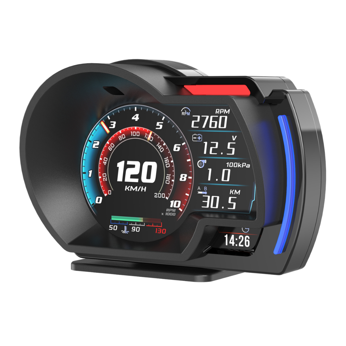A520 Digital Smart Meter – Integrated Dual System Metering Display (OBD2 GPS)